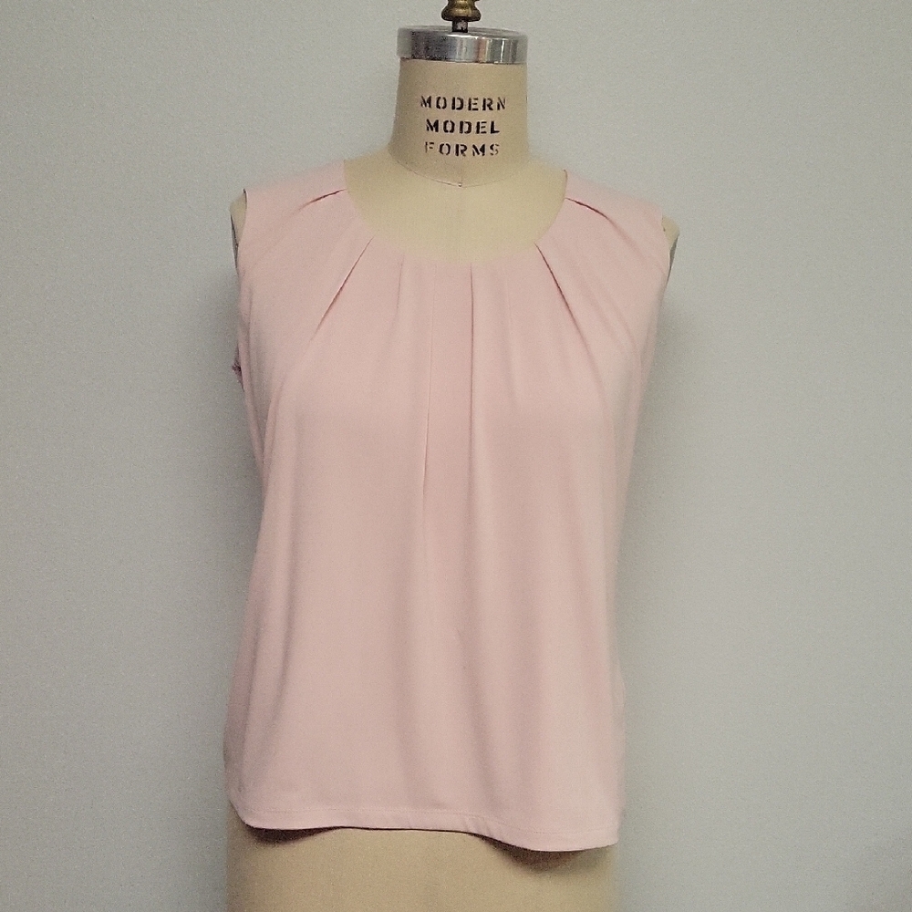 Calvin Klein Light Pink Sleeveless Blouse
